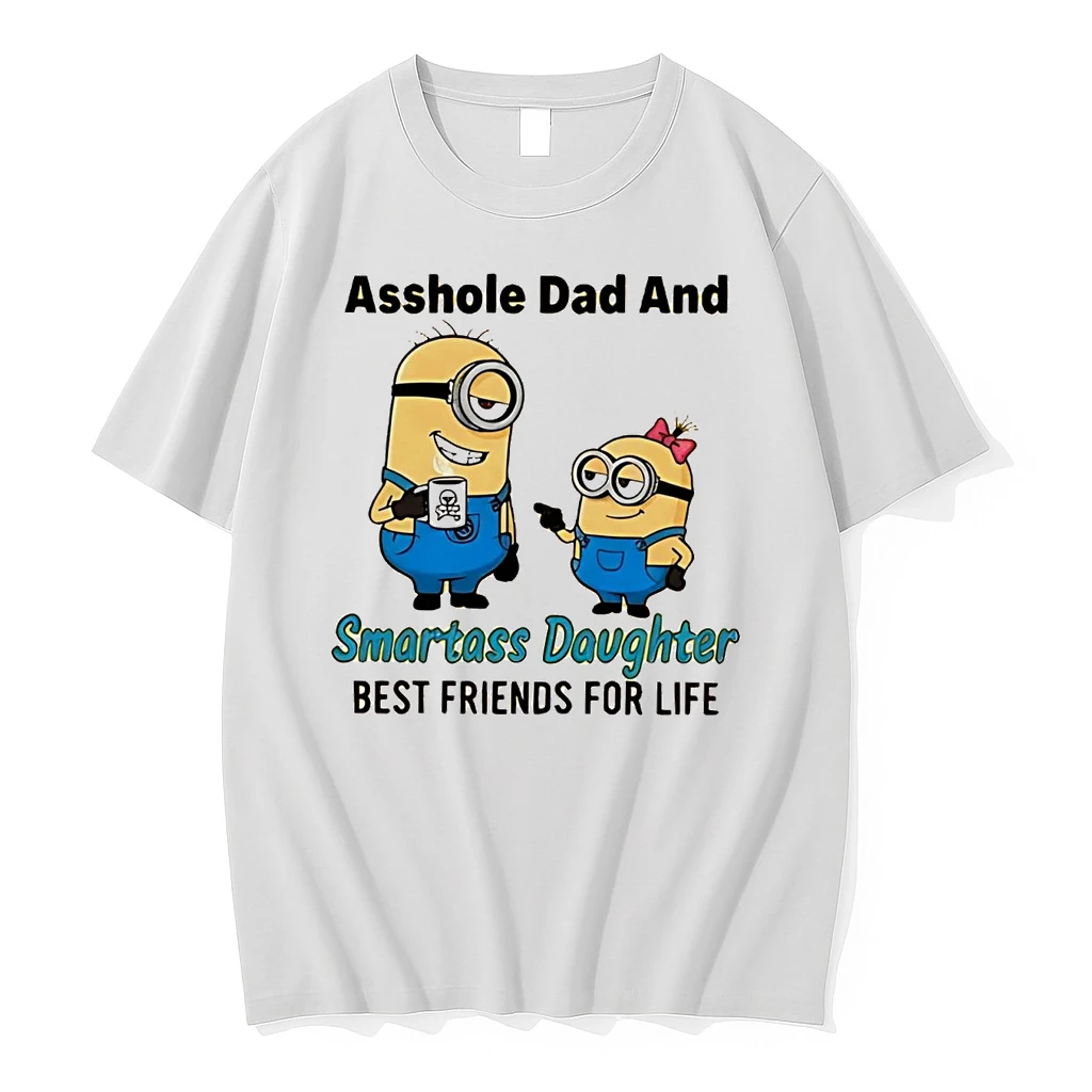 Minion Asshole Dad And Smartass Daughter Best Friends For Life Shirts