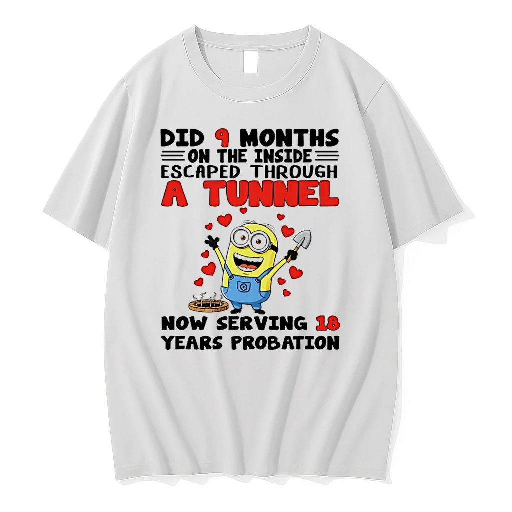 Minion Did 9 Months On The Inside Escaped Through A Tunnel Now Serving 18 Years Probation Shirts