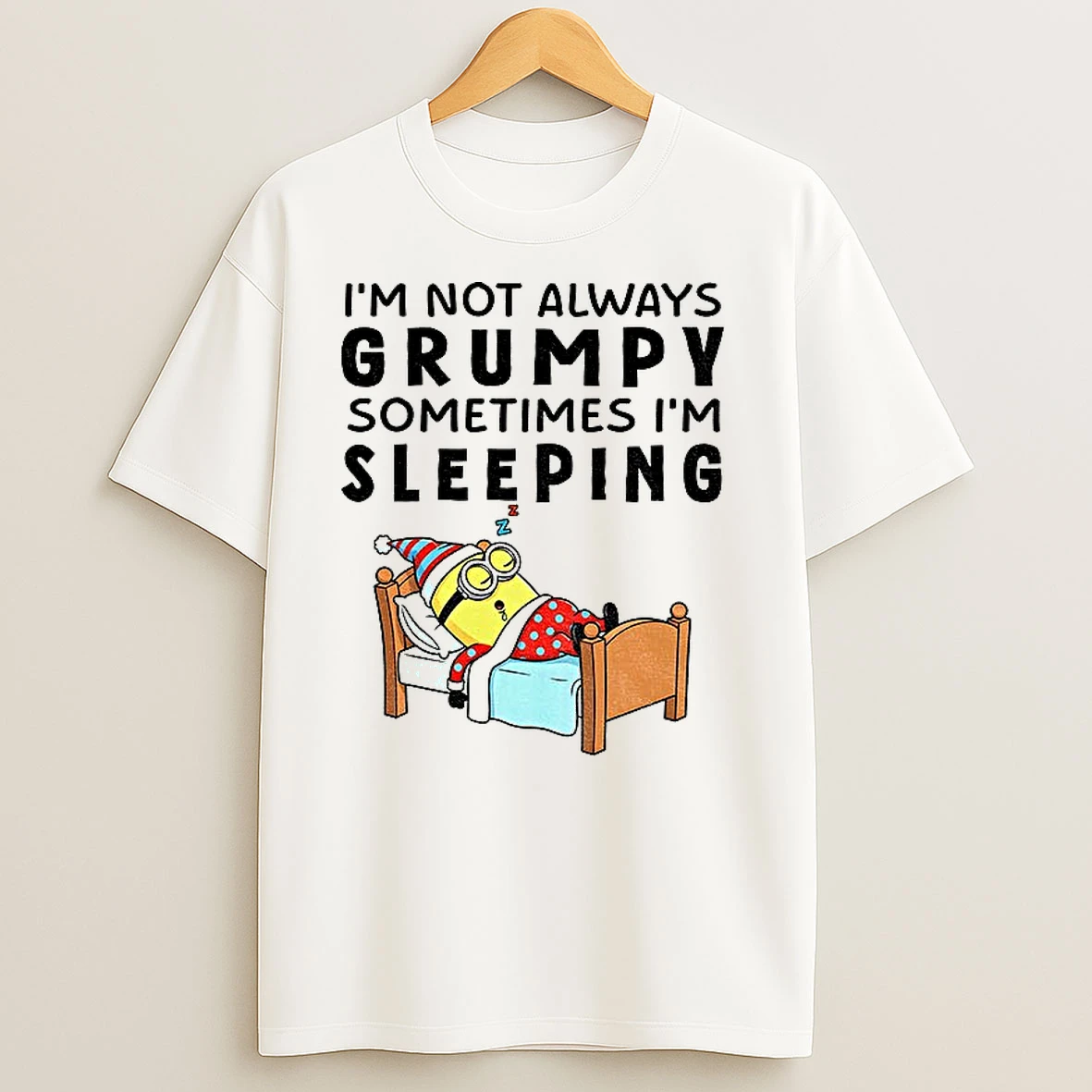 Minion X Gnome Im Not Always Grumpy Sometimes Im Sleeping Christmas T Shirts