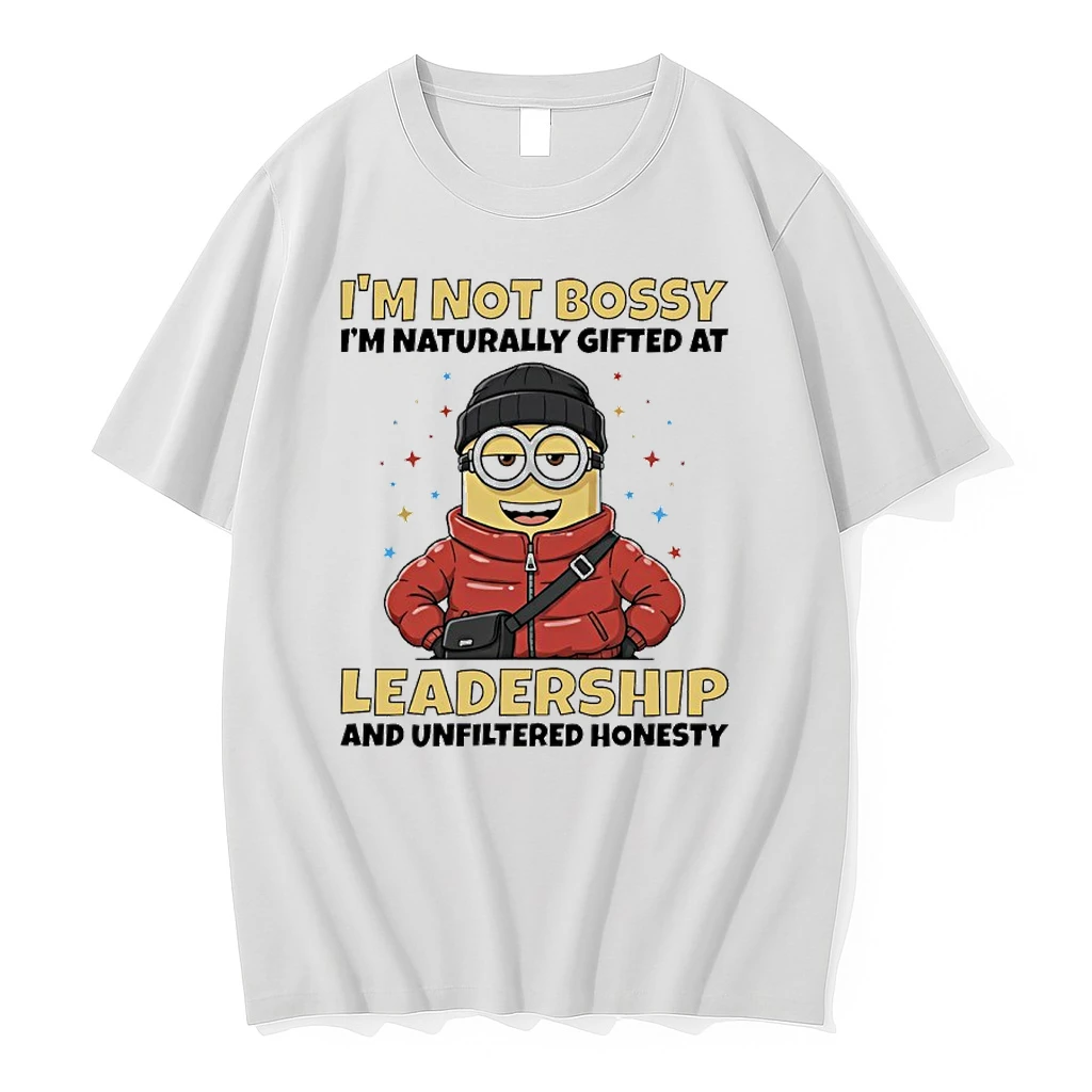 Minions Christmas Im Not Bossy Im Naturally Gifted At Leadership And Unfiltered Honesty Shirts