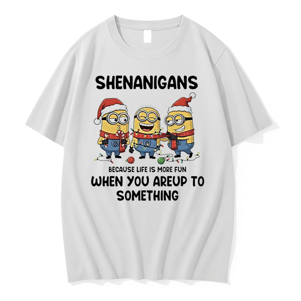 Minions Christmas Shenanigans Because Life Is More Fun When Youre Up To Something Shirts