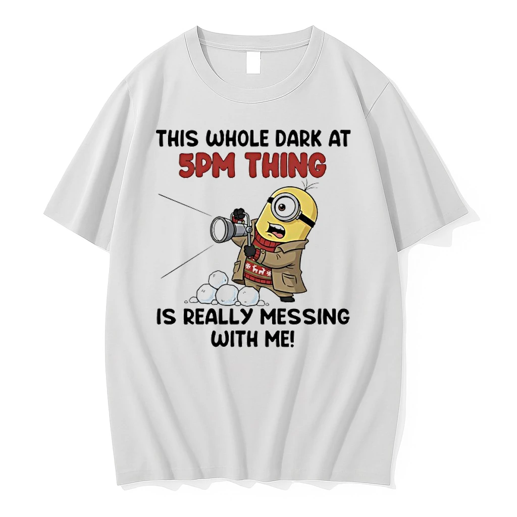 Minions Christmas This Whole Dark 5pm Thing Is Really Messing With Me Shirts