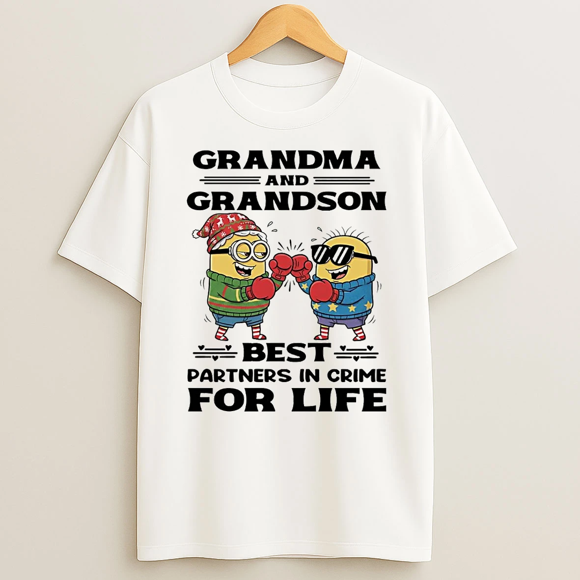 Minions Grandma And Grandson Best Partners In Crime For Life Shirts