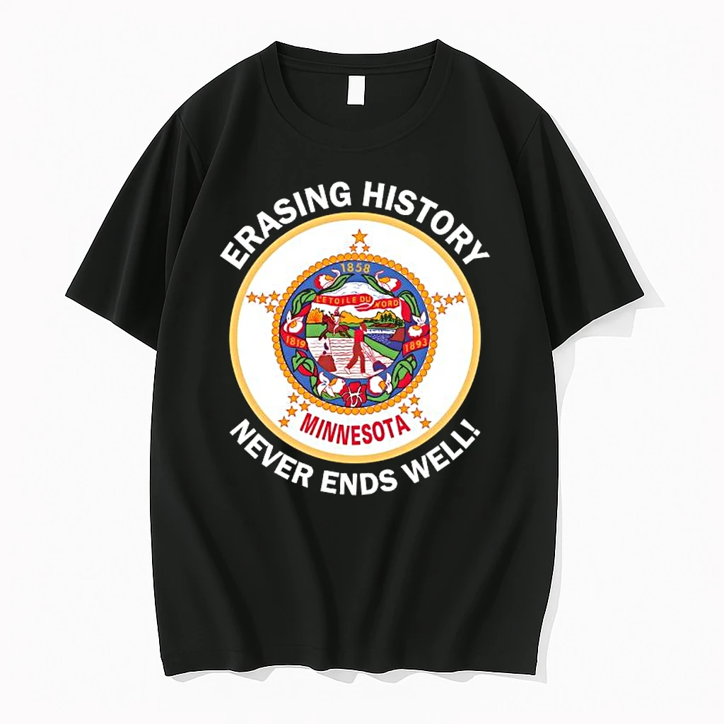 Minnesota Erasing History Never Ends Well Shirts