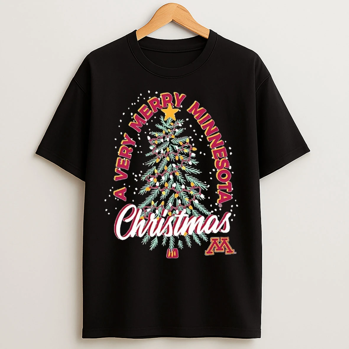 Minnesota Golden Gophers A Very Merry Minnesota Christmas T Shirts