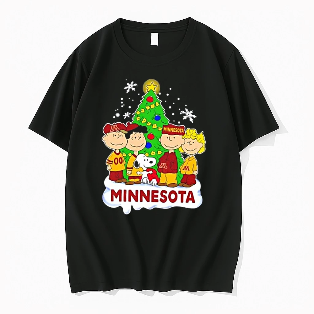 Minnesota Golden Gophers X Peanuts Snoopy And Friends Christmas Tree Shirts