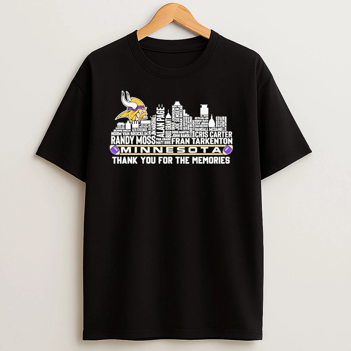 Minnesota Thank You For The Memories City Text T Shirts
