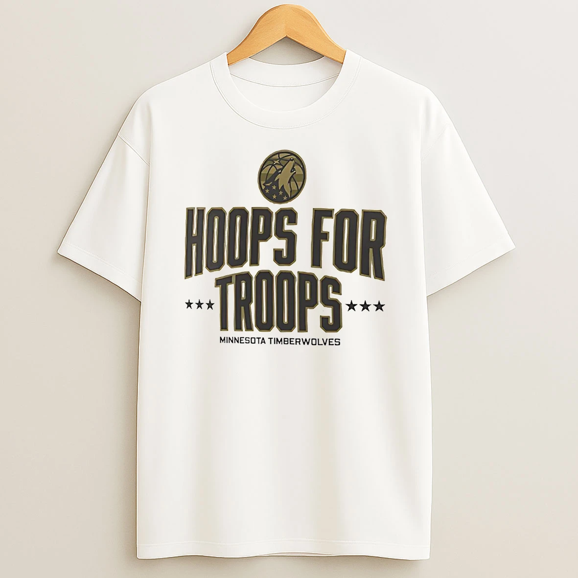Minnesota Timberwolves Hoops For Troops Shirts