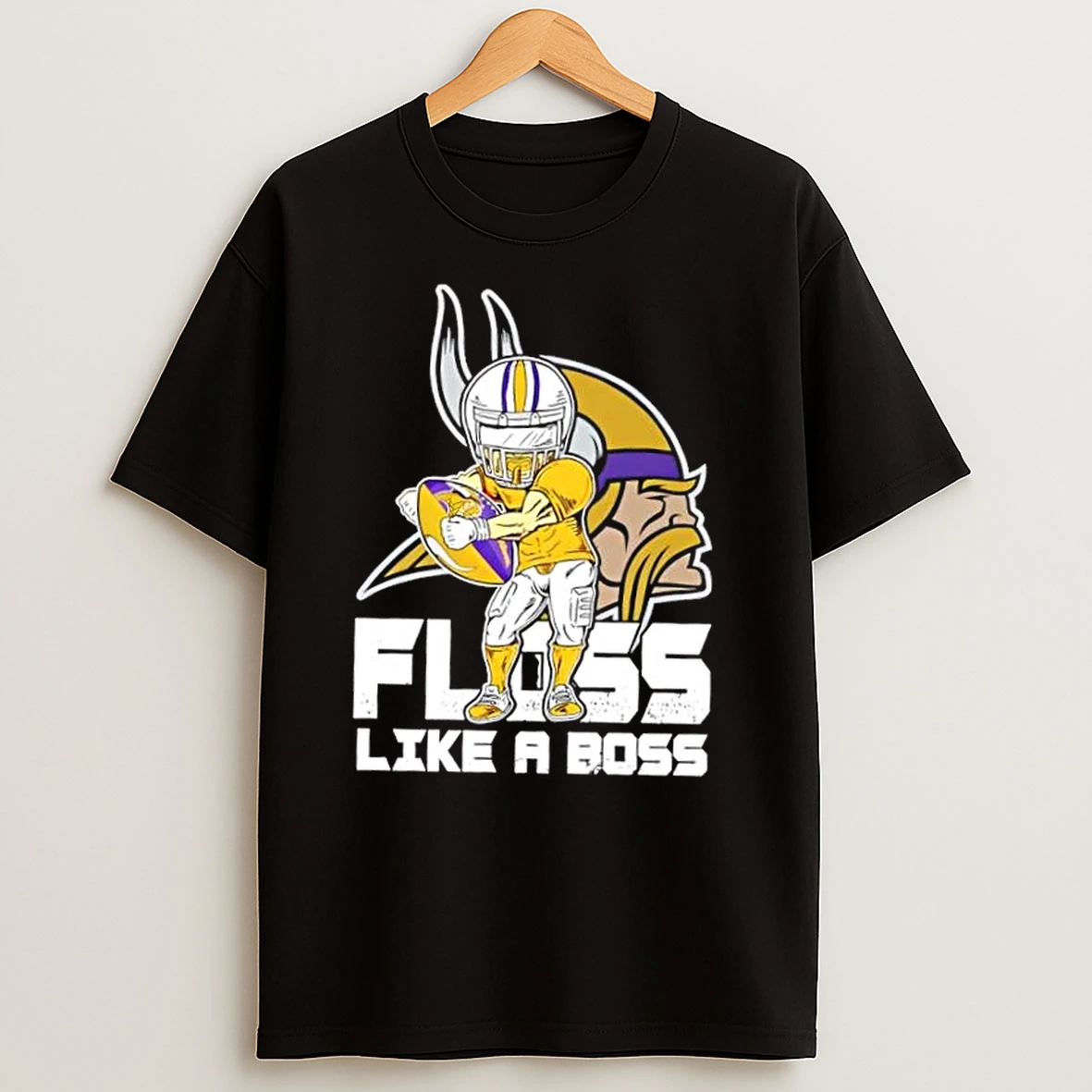 Minnesota Vikings Floss Like A Boss T Shirts