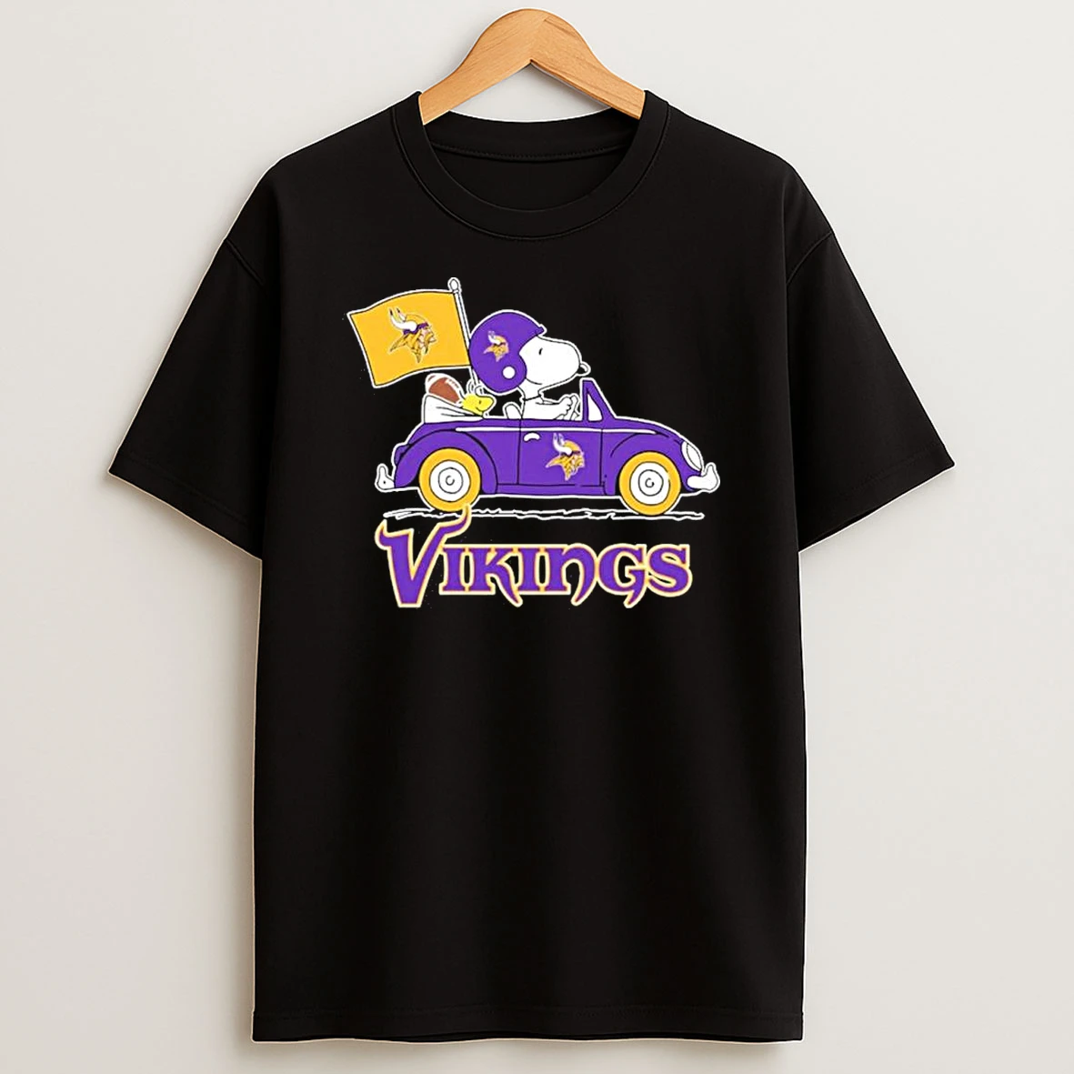 Minnesota Vikings Football X Snoopy Drive Car Shirts