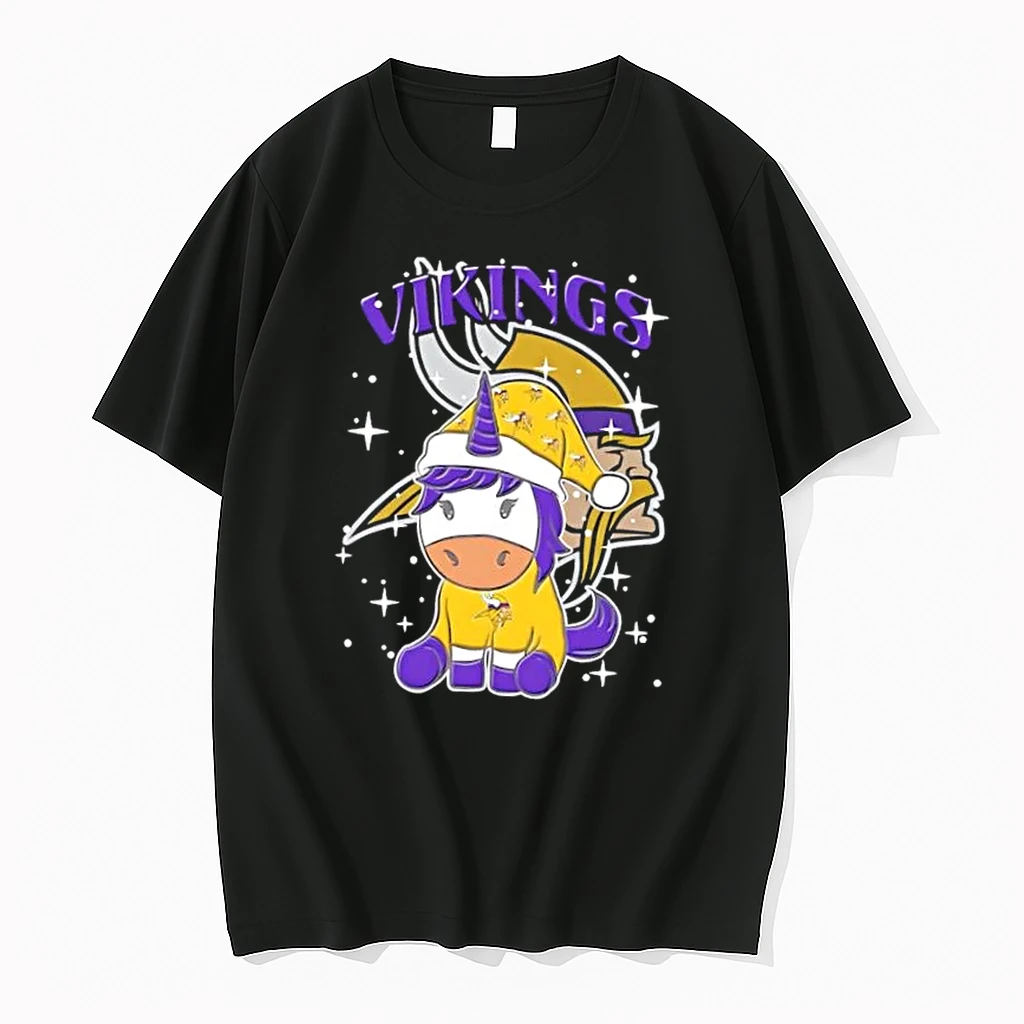 Minnesota Vikings Football X Unicorn Merry Christmas Shirts