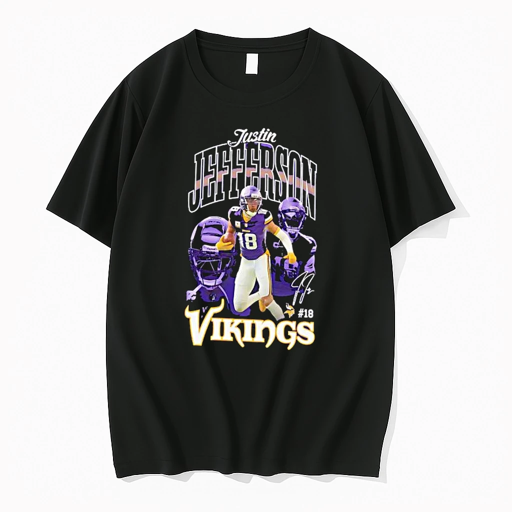 Minnesota Vikings Justin Jefferson Signature Shirts