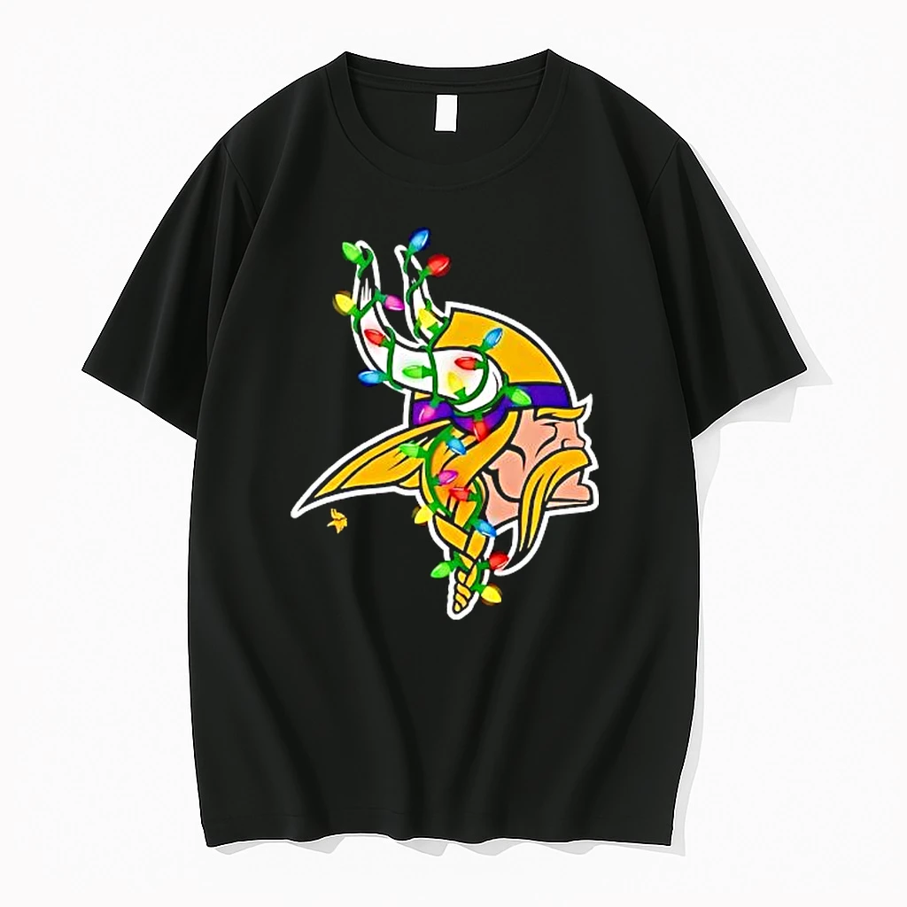 Minnesota Vikings Logo Holiday Lights Shirts