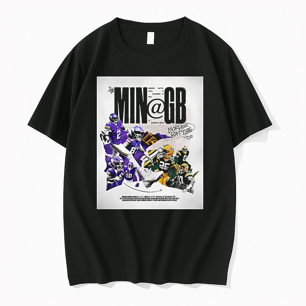 Minnesota Vikings Vs Green Bay Packers Border Battle Lambeau Field November 23 2025 Shirts