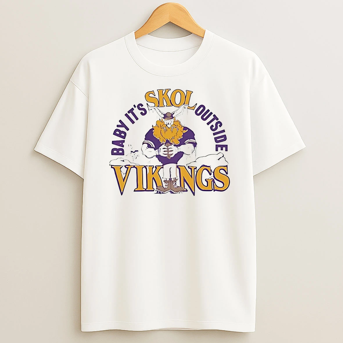 Minnesota Vikings Baby Its Skol Outside Shirts