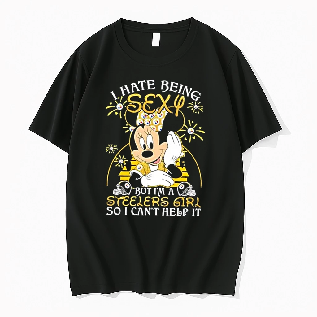 Minnie I Hate Being Sexy But Im A Pittsburgh Steelers Girl So I Cant Help It Shirts