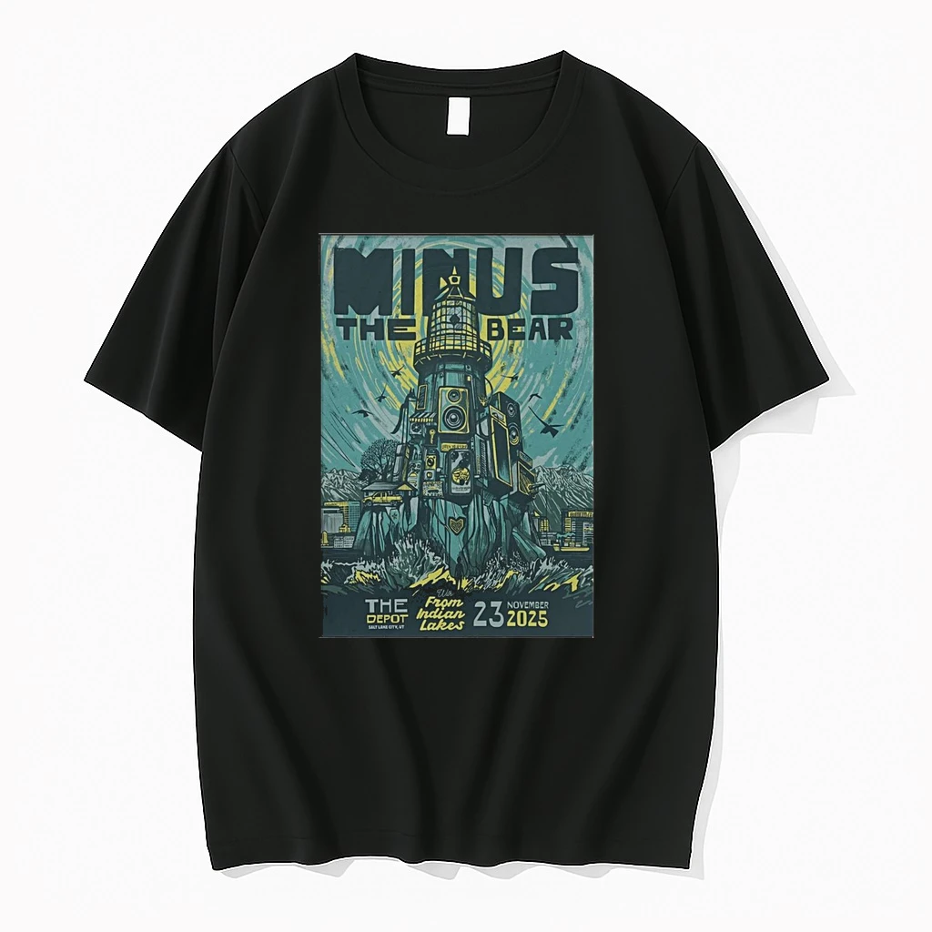 Minus The Bear 2025 The Depot Salt Lake City Tour On November 23 Shirts
