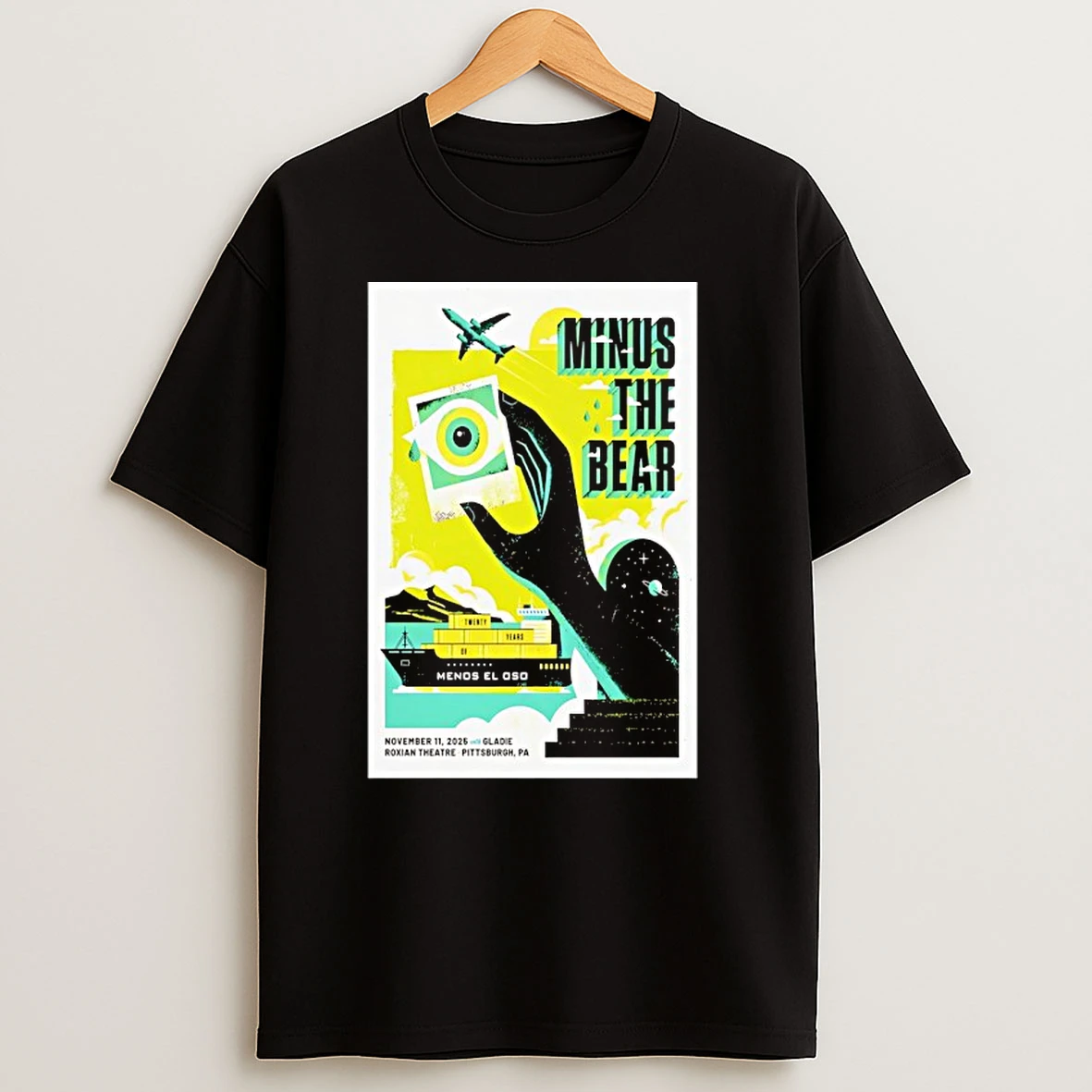 Minus The Bear Concert Pittsburgh Pa Nov 11 2025 T Shirts