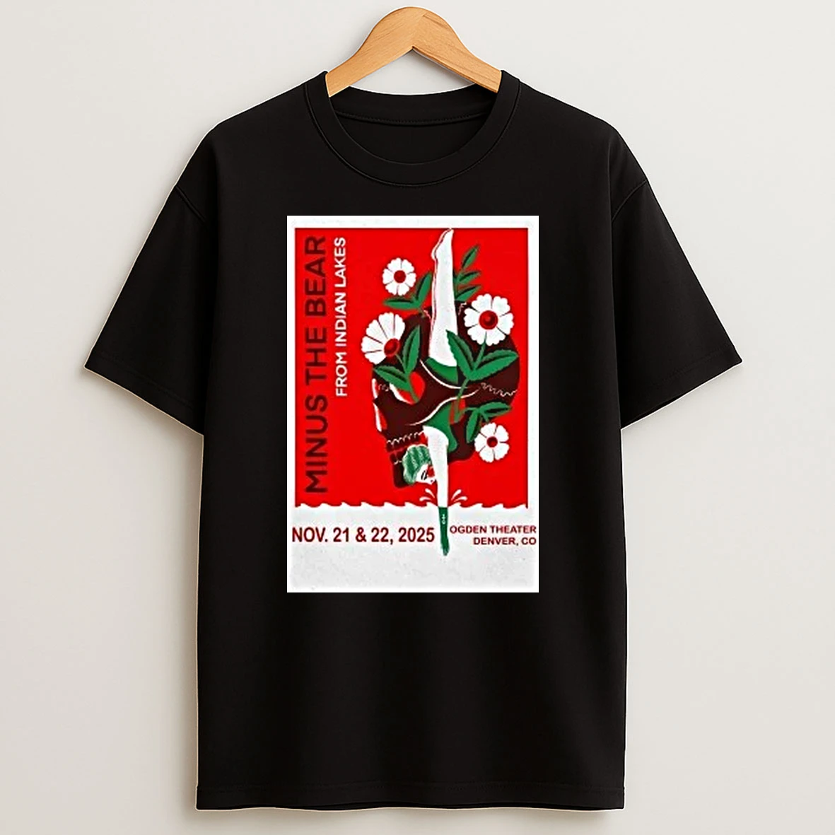 Minus The Bear Nov 21 22 2025 Ogden Theatre In Denver Co Shirts
