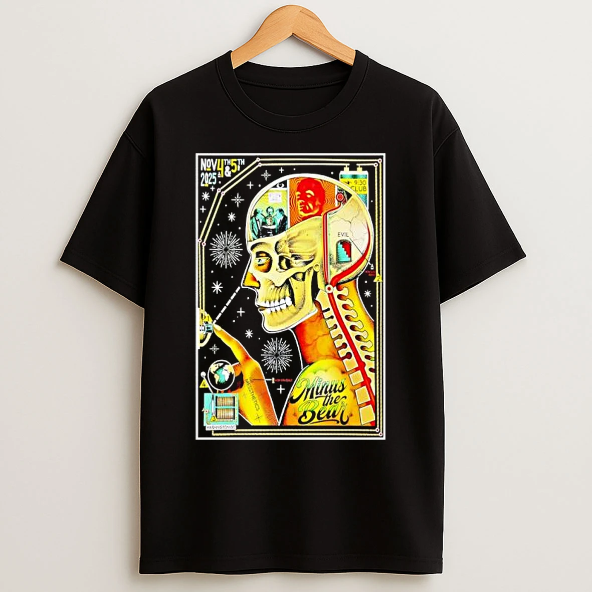 Minus The Bear Nov 4 5 2025 Washington Dc T Shirts