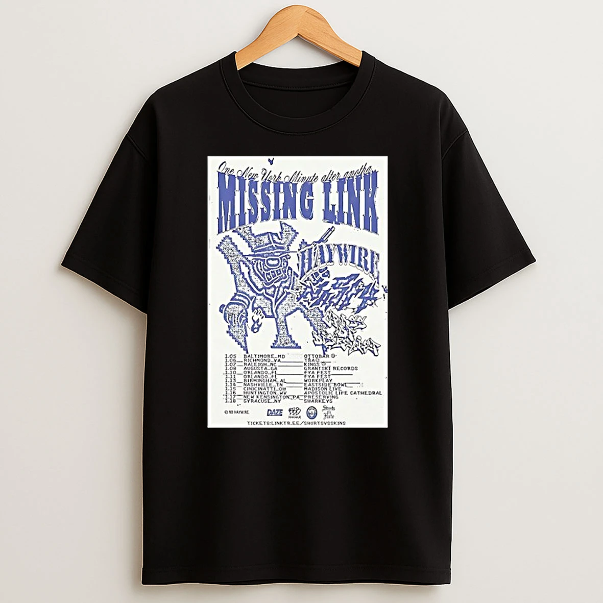 Missing Link January Tour 2026 Shirts