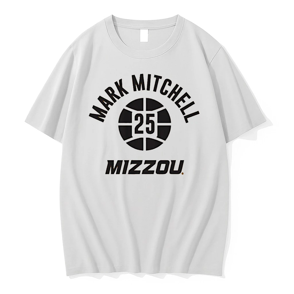Missouri Tigers Basketball Mark Mitchell Name Number Ball Shirts
