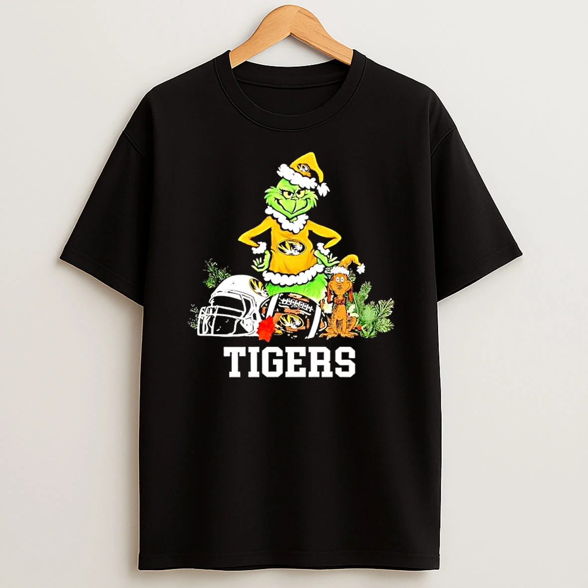 Missouri Tigers The Grinch And Max Helmet Christmas 2025 Shirts