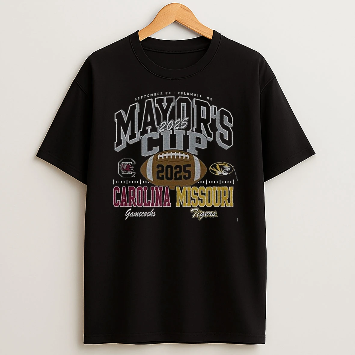 Missouri Tigers Vs South Carolina Gamecocks 2025 Gameday Showdown Football Shirts