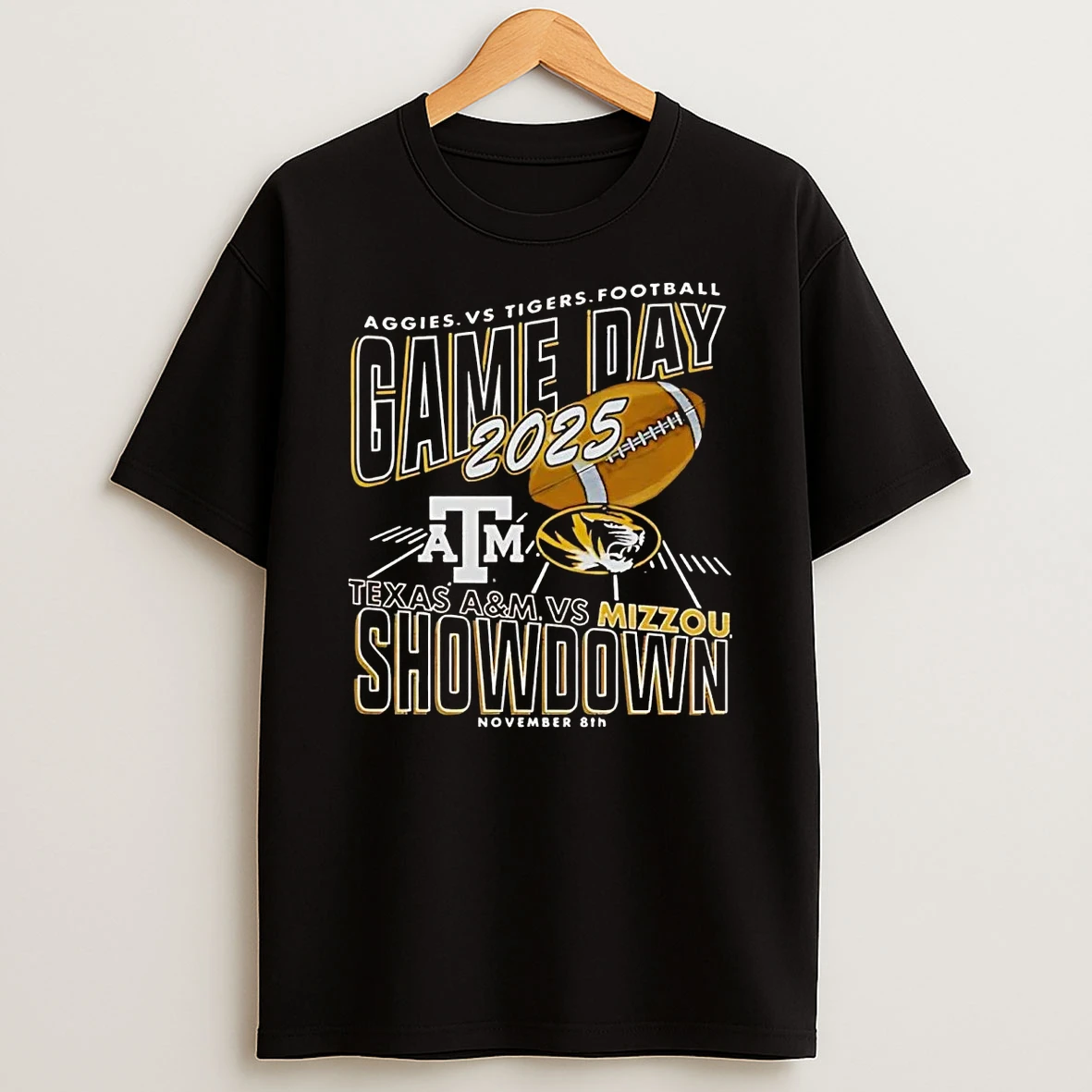 Missouri Tigers Vs Texas Am Aggies 2025 Game Day Showdown Shirts