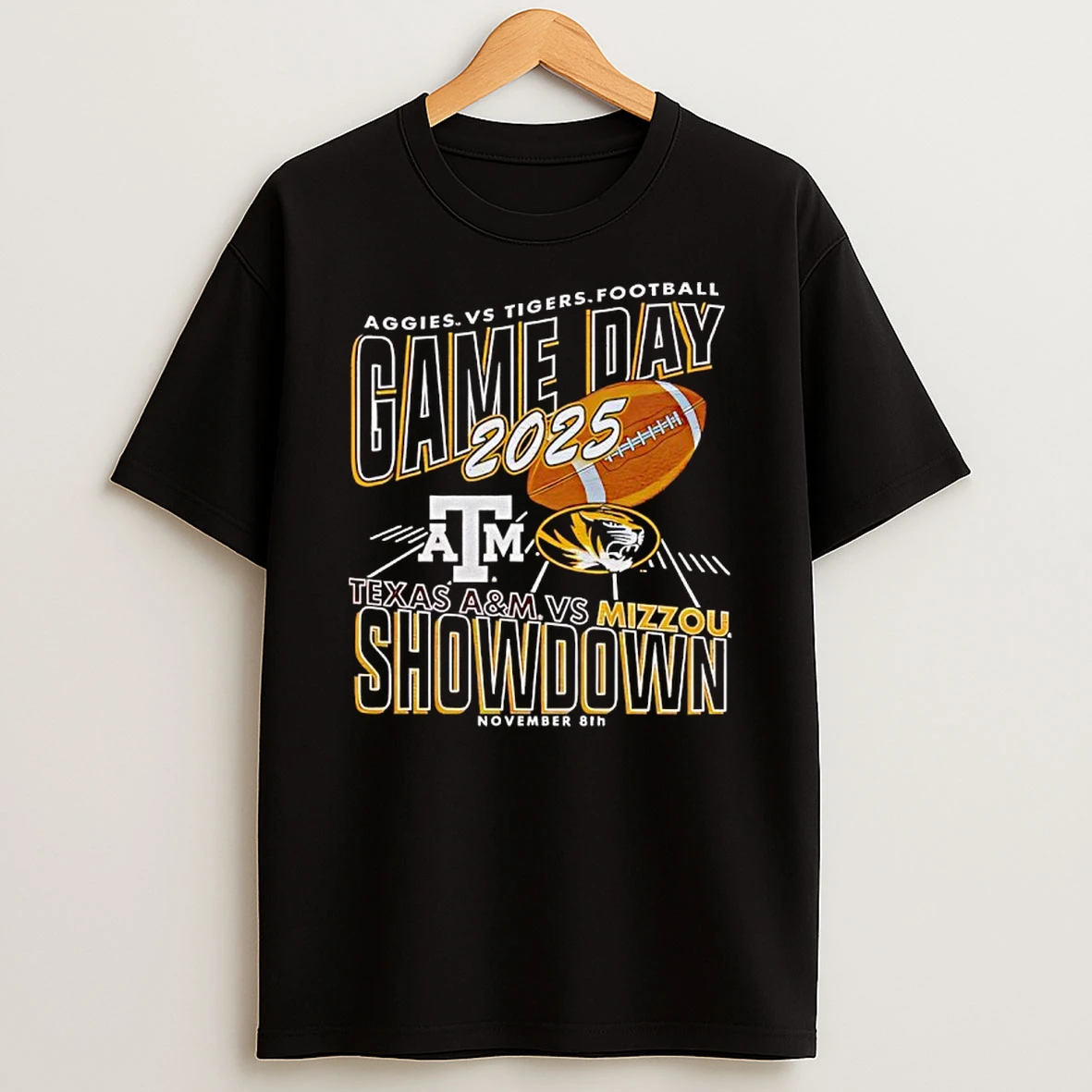 Missouri Tigers Vs Texas Am Aggies Game Day Showdown November 8th Shirts