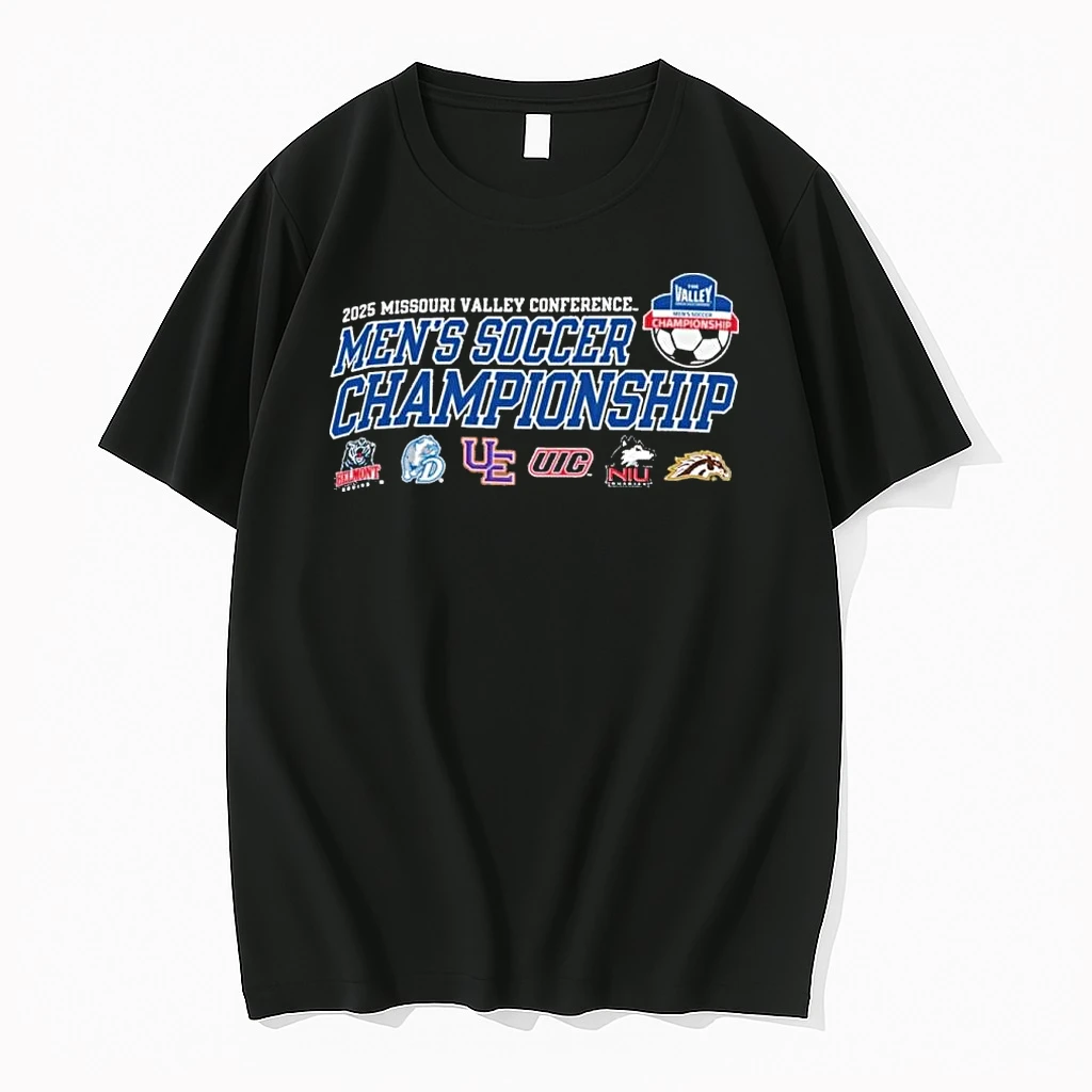 Missouri Valley Conference Mens Soccer Championship 2025 Shirts