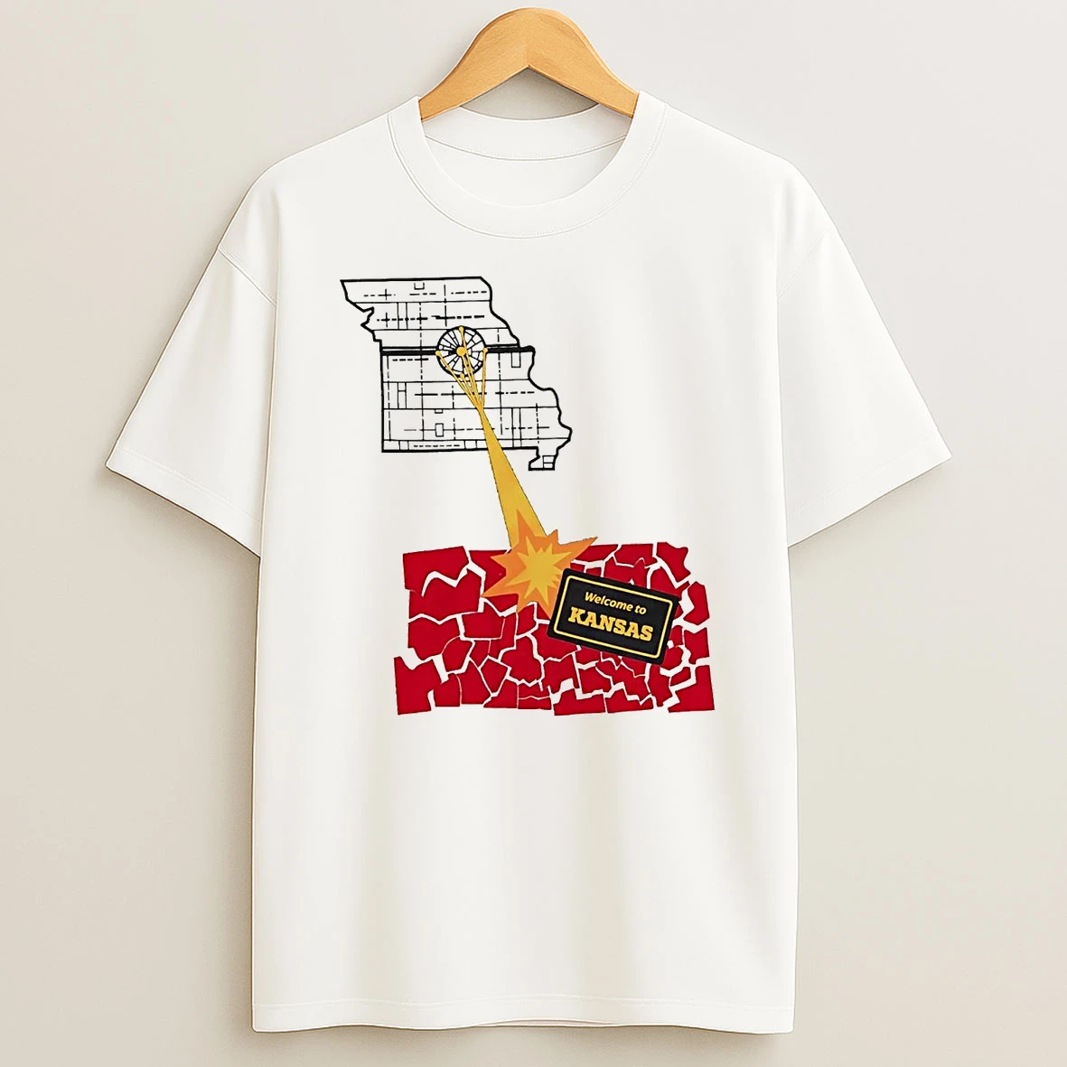 Missouri Border Blast Welcome To Kansas Shirts