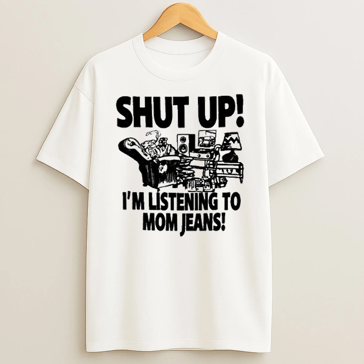 Mom Jeans Shut Up Im Listening To Mj Shirts