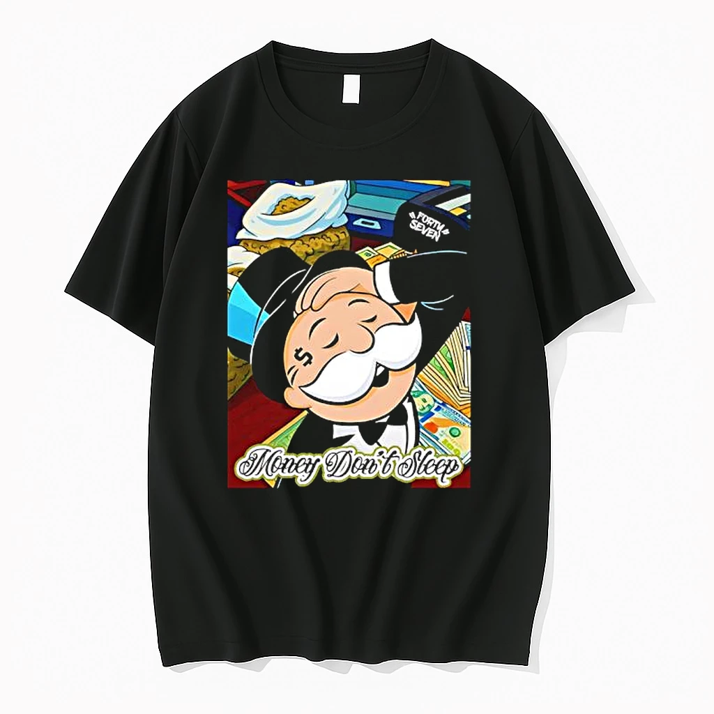 Money Dont Sleep Graphic Shirts