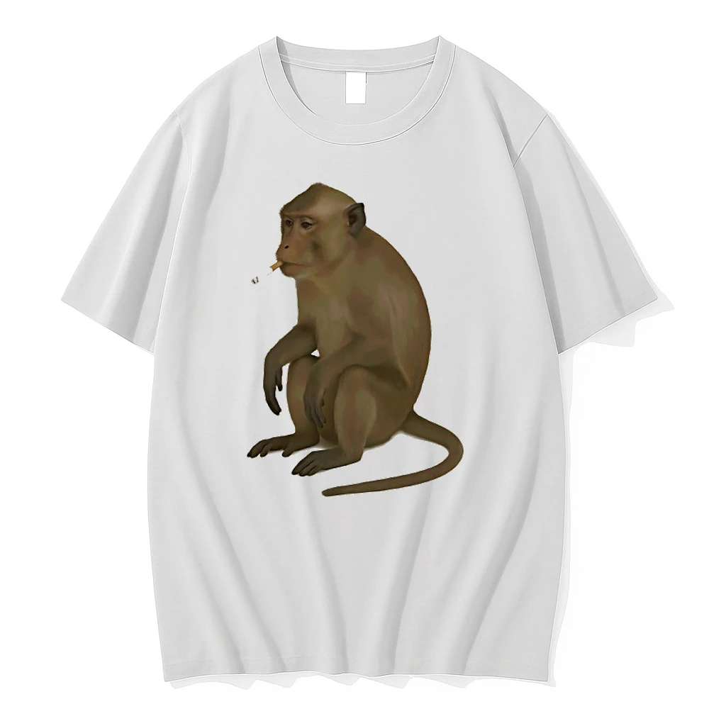 Monkey Smoking Cigarette Shirts