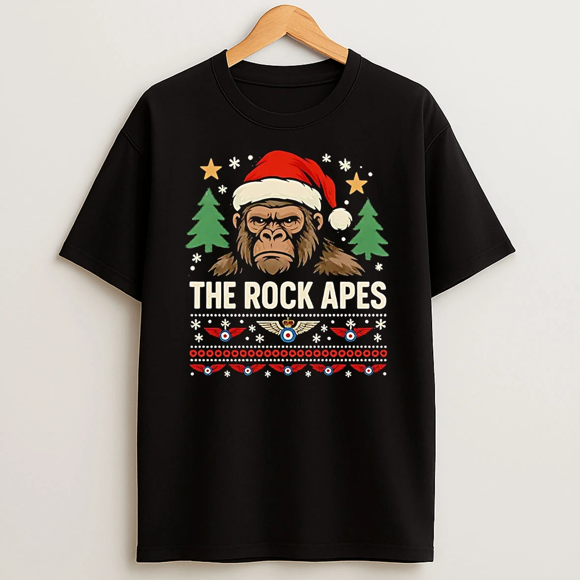 Monkey The Rock Apes Raf Christmas Shirts