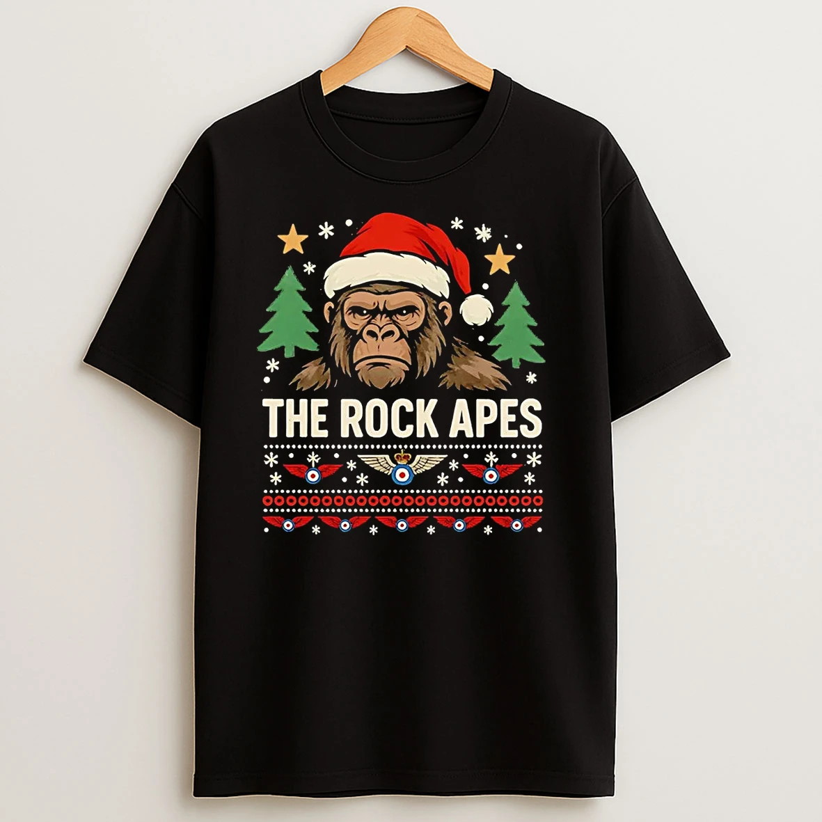 Monkey The Rock Apes Raf Christmas T Shirts