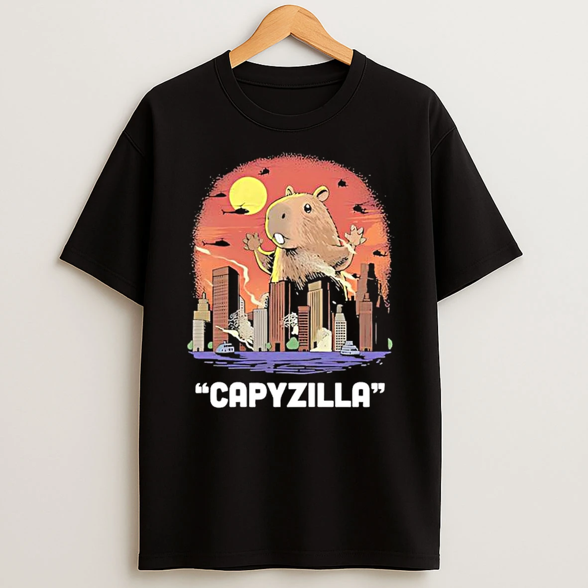 Monster Capybara Japanese Kaiju Shirts