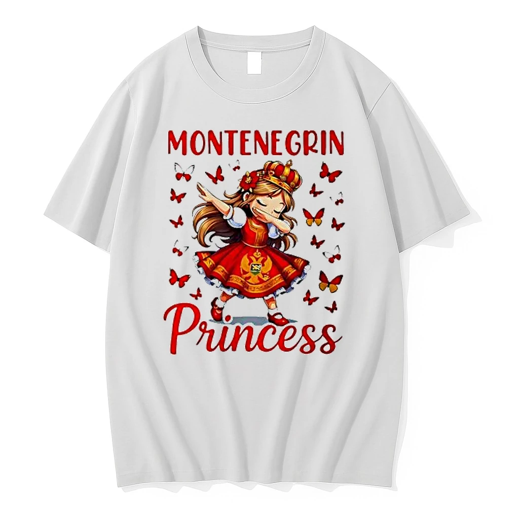 Montenegrin Princess Dab Montenegro Pride For Girls Cute Shirts