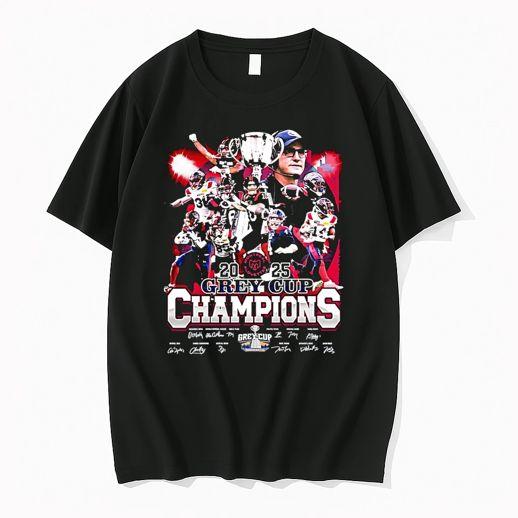 Montreal Alouettes 2025 Grey Cup Champions Team Players Shirts