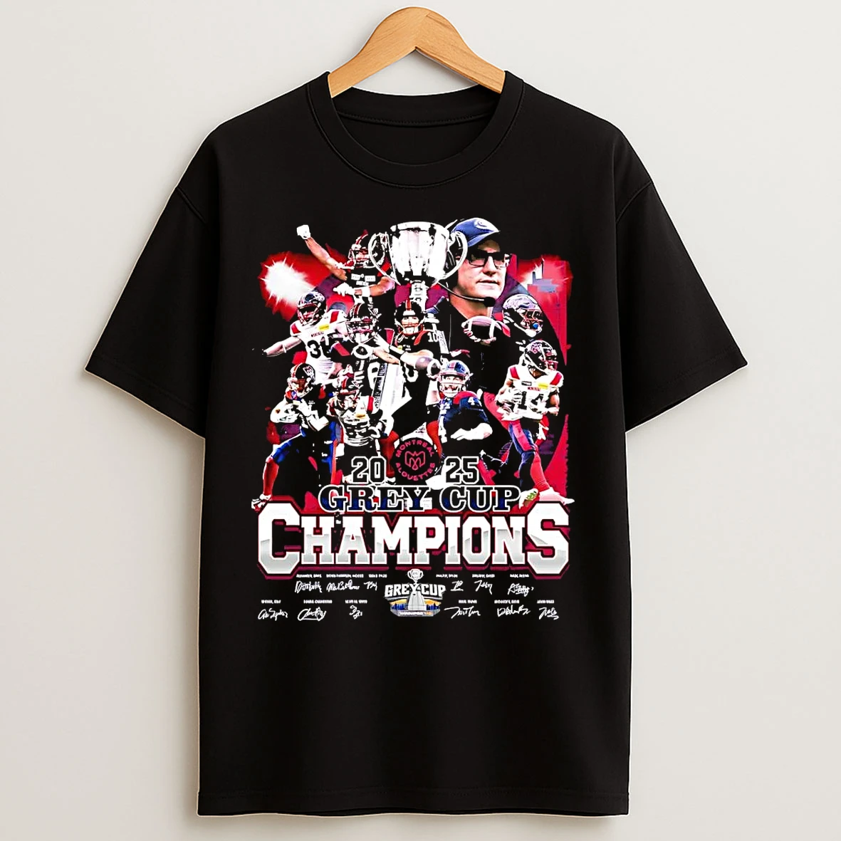 Montreal Alouettes 2025 Grey Cup Champions Team Players T Shirts