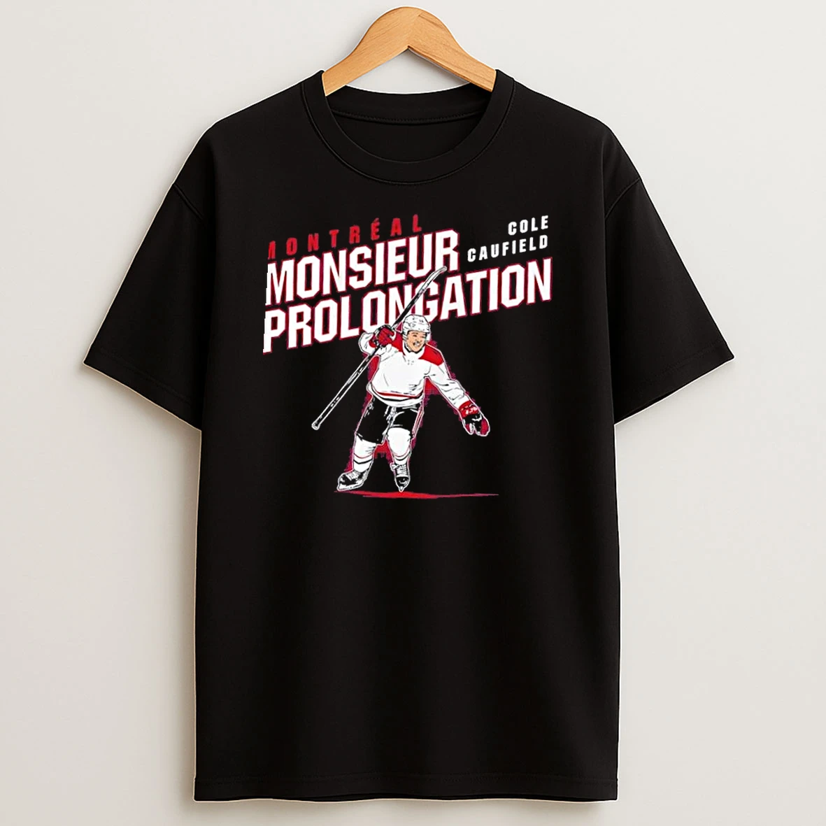 Montreal Canadiens Cole Caufield Monsieur Prolongation Youth Shirts