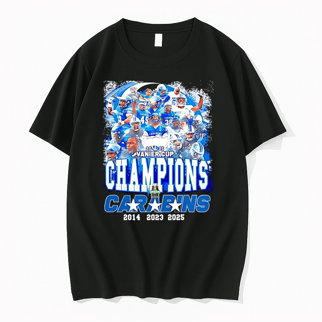 Montreal Carabins 2025 Vanier Cup Champions Team Players Shirts
