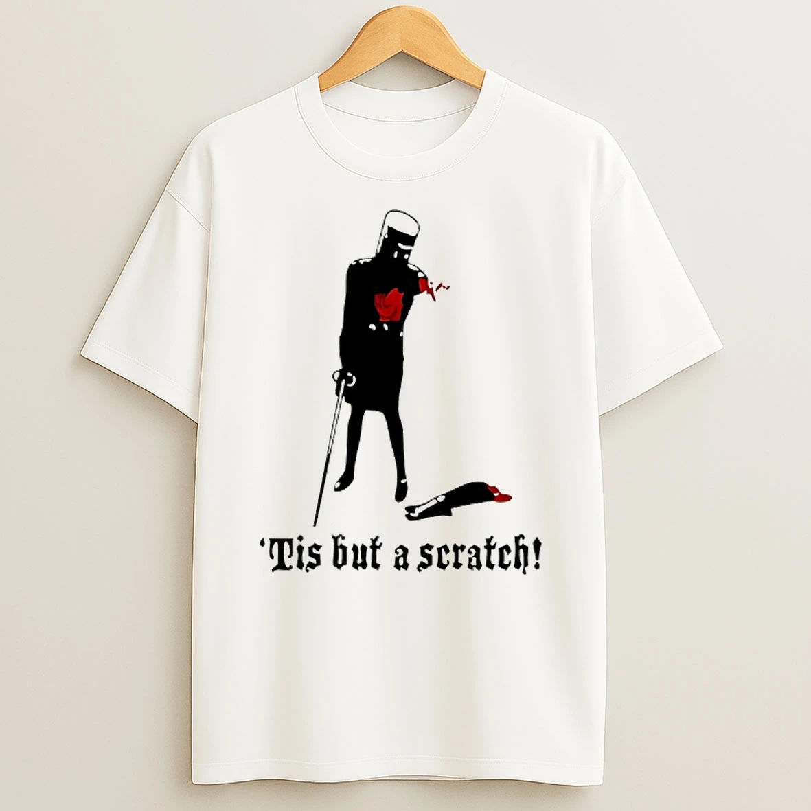 Monty Python Black Knight Tis But A Scratch Shirts