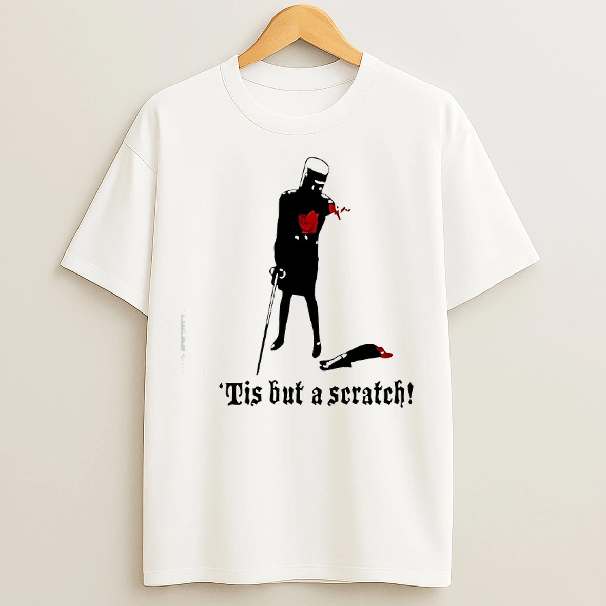Monty Python Black Knight Tis But A Scratch T Shirts