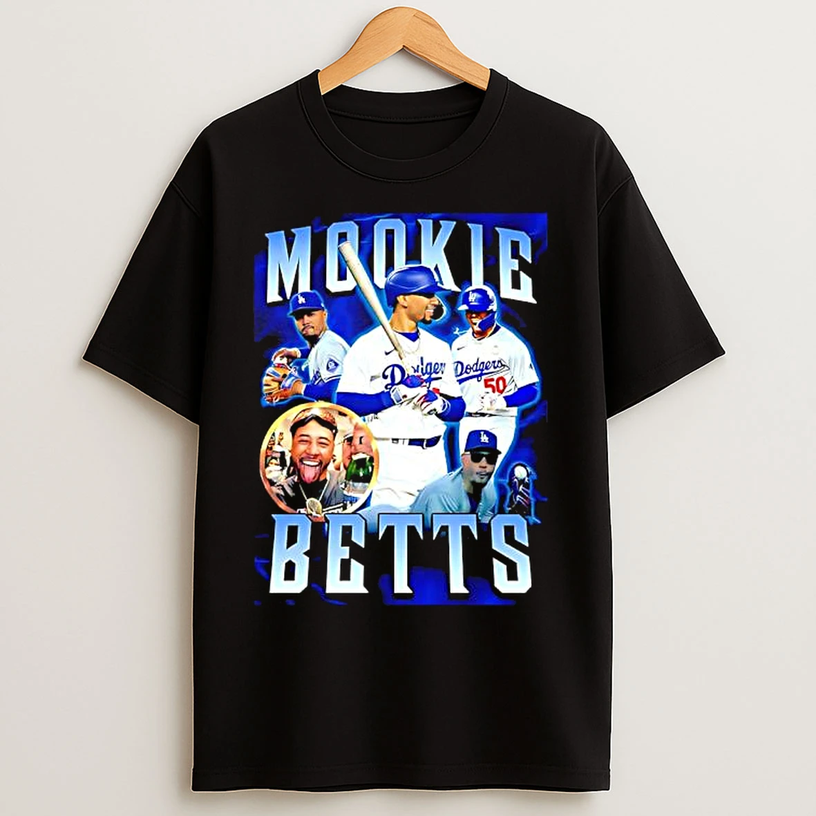Mookie Betts La Player Graphic T Shirts
