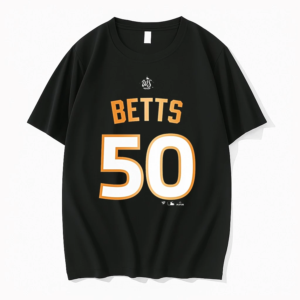Mookie Betts Los Angeles Dodgers 2025 Mlb World Series Champions Number 50 Shirts