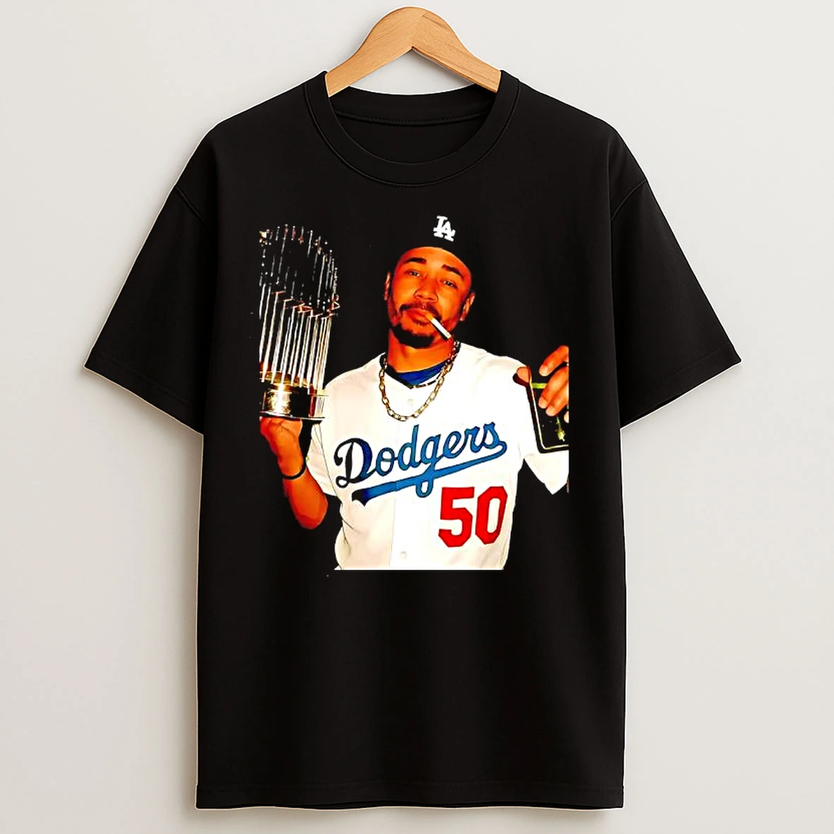 Mookie Betts Superstar Los Angeles Dodgers Mlb Pose Graphic T Shirts