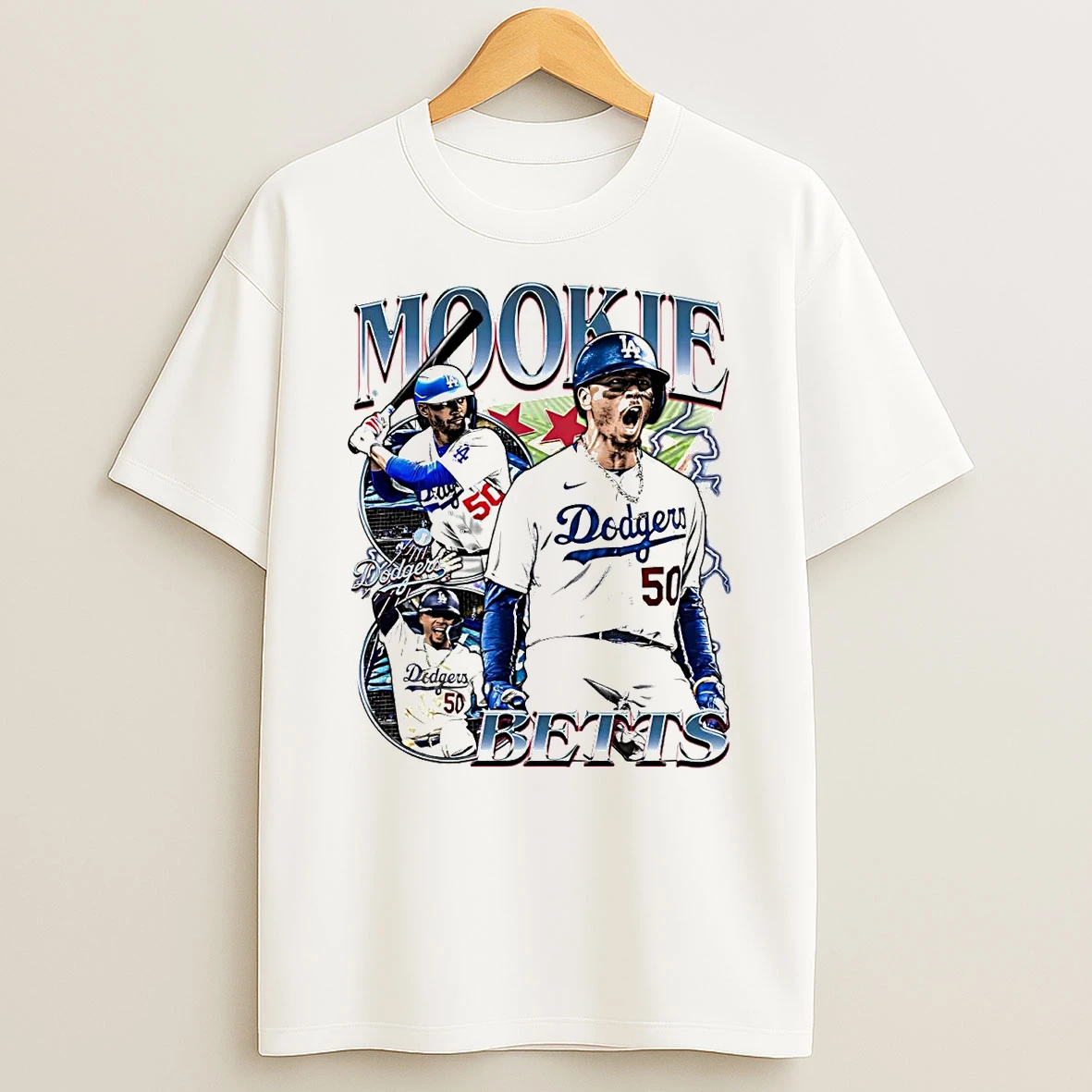 Mookie Betts Picture Collage Dodgers Shirts