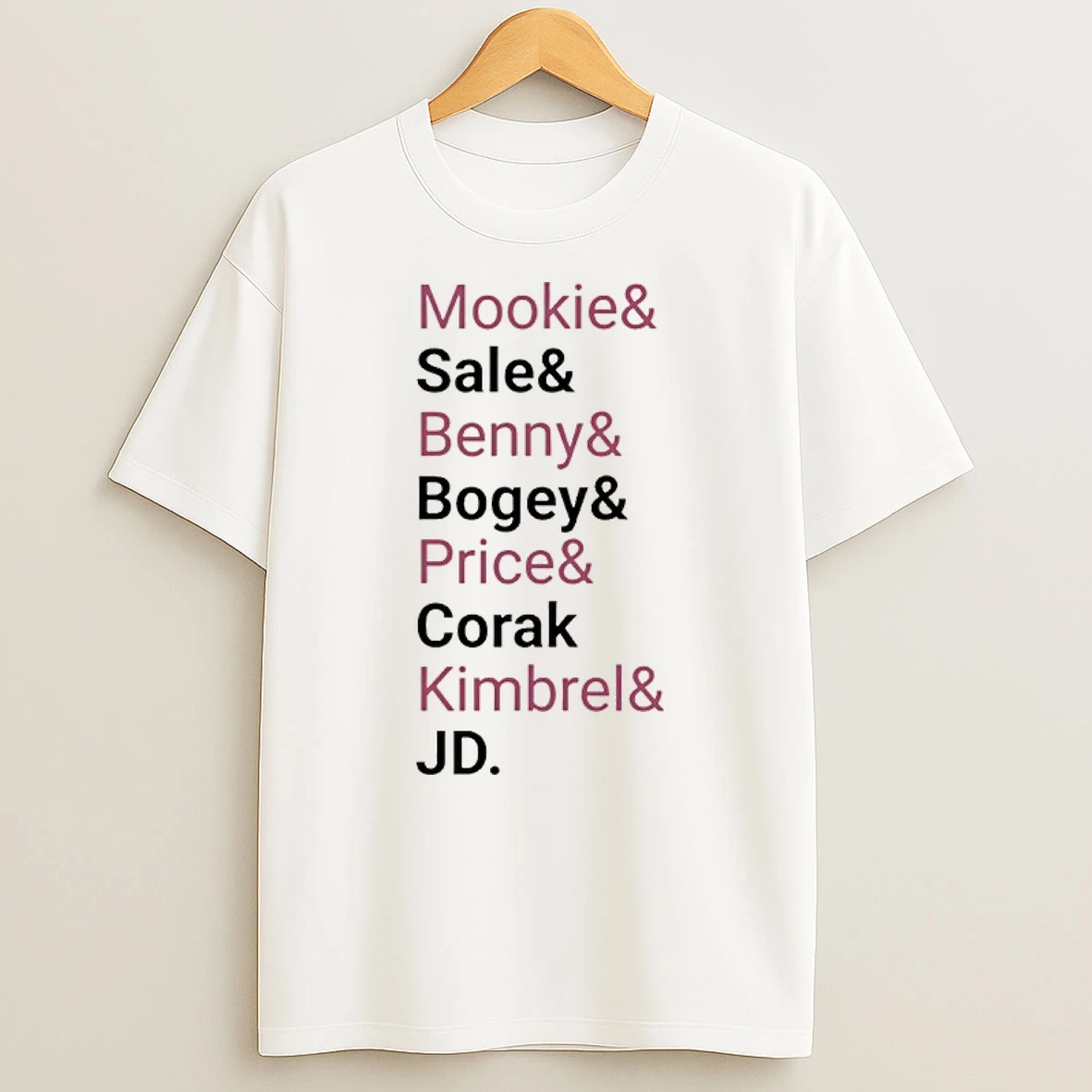 Mookies Sale Benny Bogey Price Corak Kimbrel Jd Name Shirts